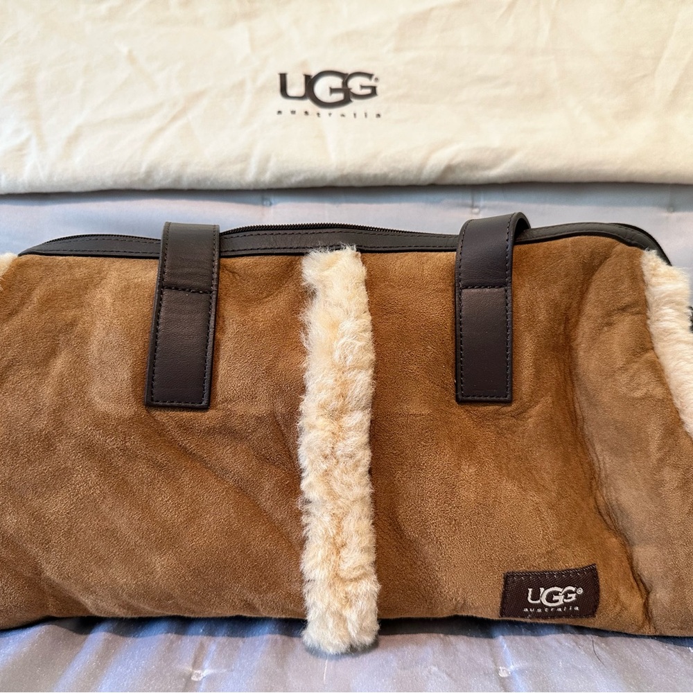 UGG Tan Shearling Handbag